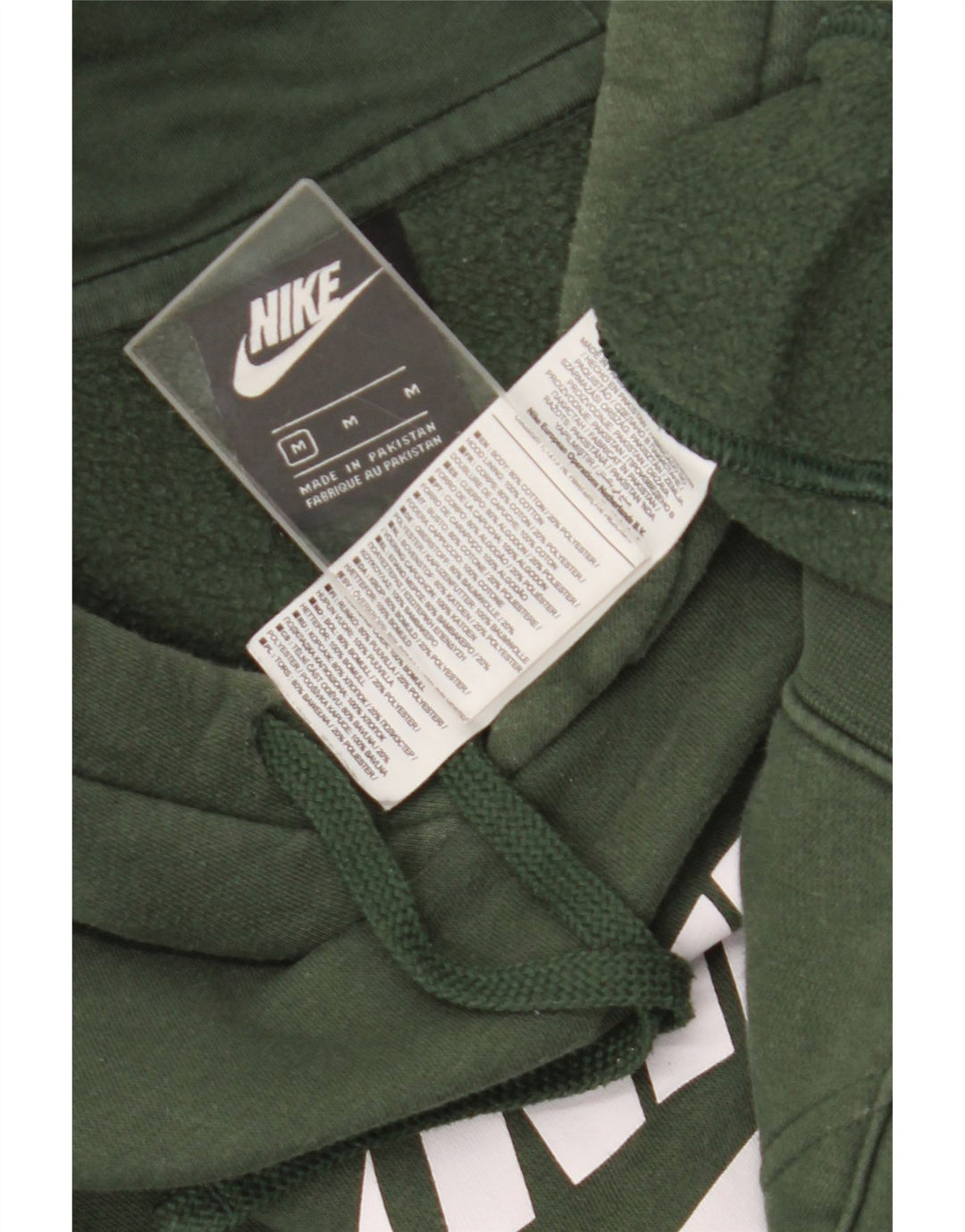 Nike muška majica s kapuljačom s kapuljačom, srednji zeleni pamuk