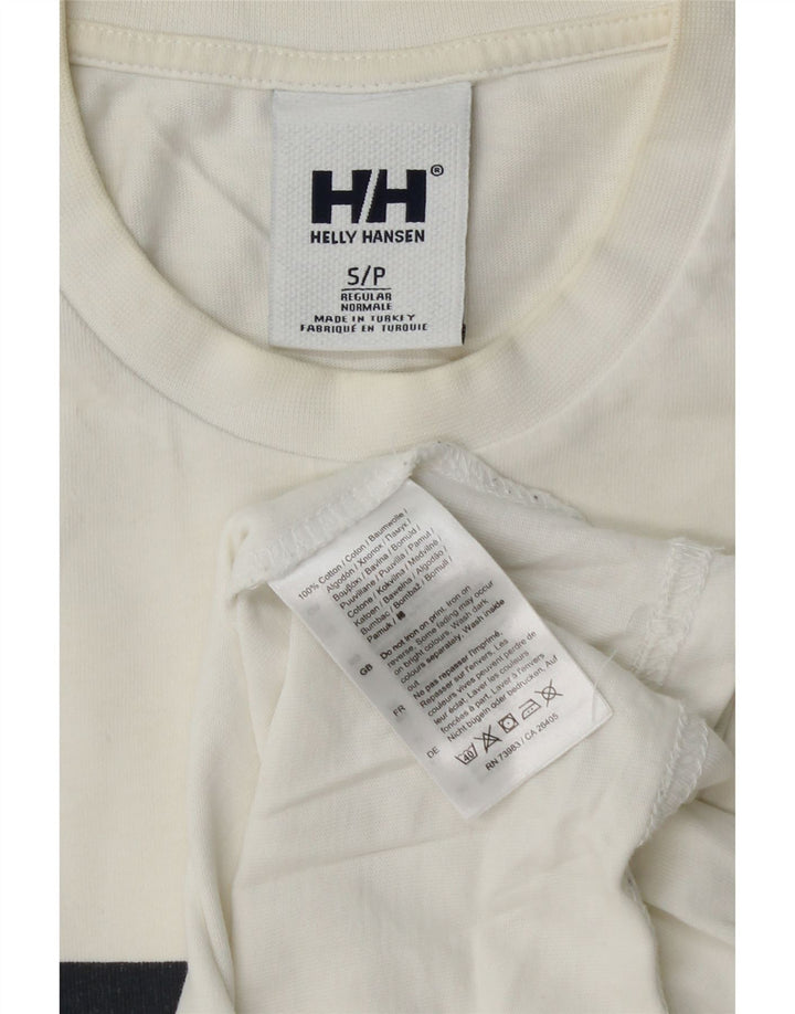 Helly Hansen, mali bijeli pamuk, muška majica s grafičkim motivima