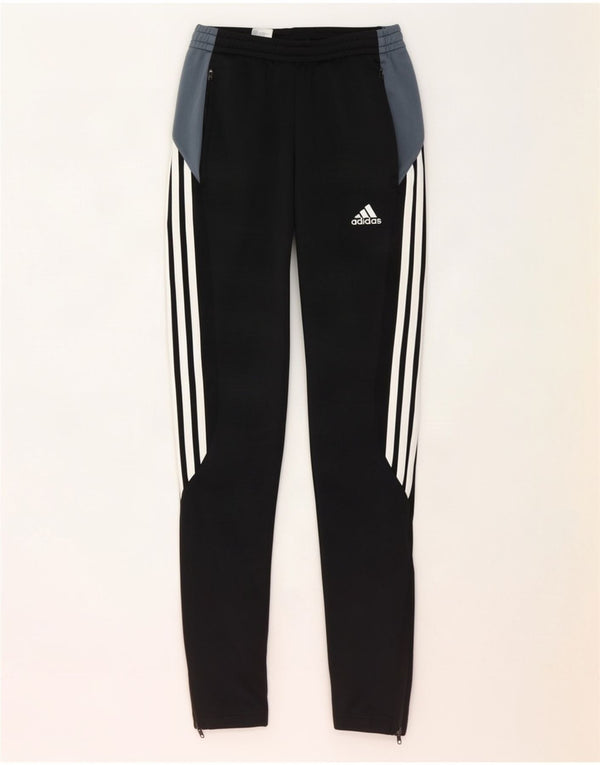 Adidas Ženske Climacool Trenirke Hlače UK 4/6 XS Black Colourblock