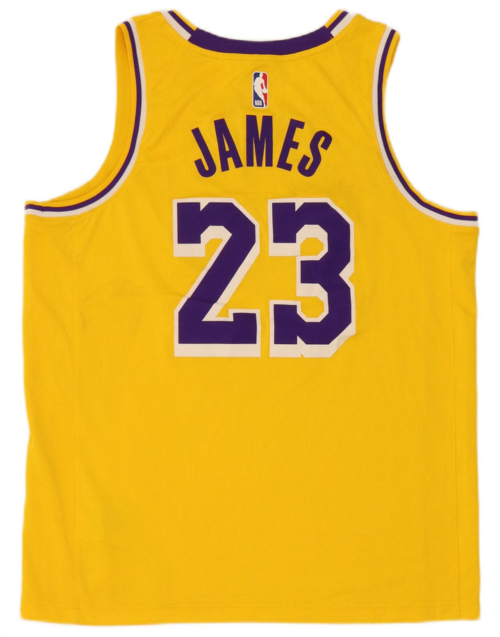 Veliki žuti poliesterski prsluk Nike Lakers Graphic