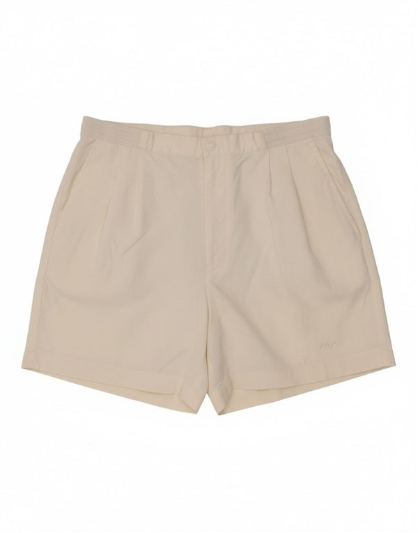 Fila ženske kratke chino hlače s visokim strukom IT 50 XL W34 sivobijele