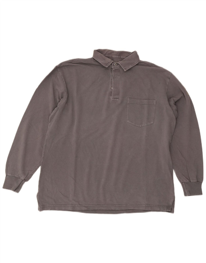 Murphy & Nye muška polo majica dugih rukava Sailmakers, srednje siva