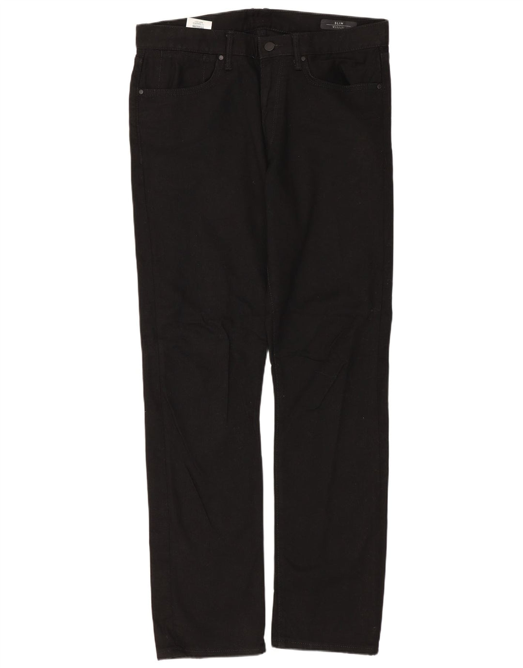 MARKS & SPENCER muške uske traperice W32 L31 crni pamuk