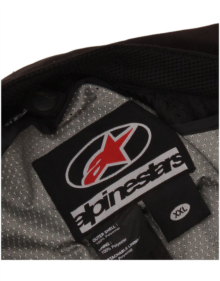 Alpinestars muška trkačka jakna UK 44 2XL crni poliester u boji