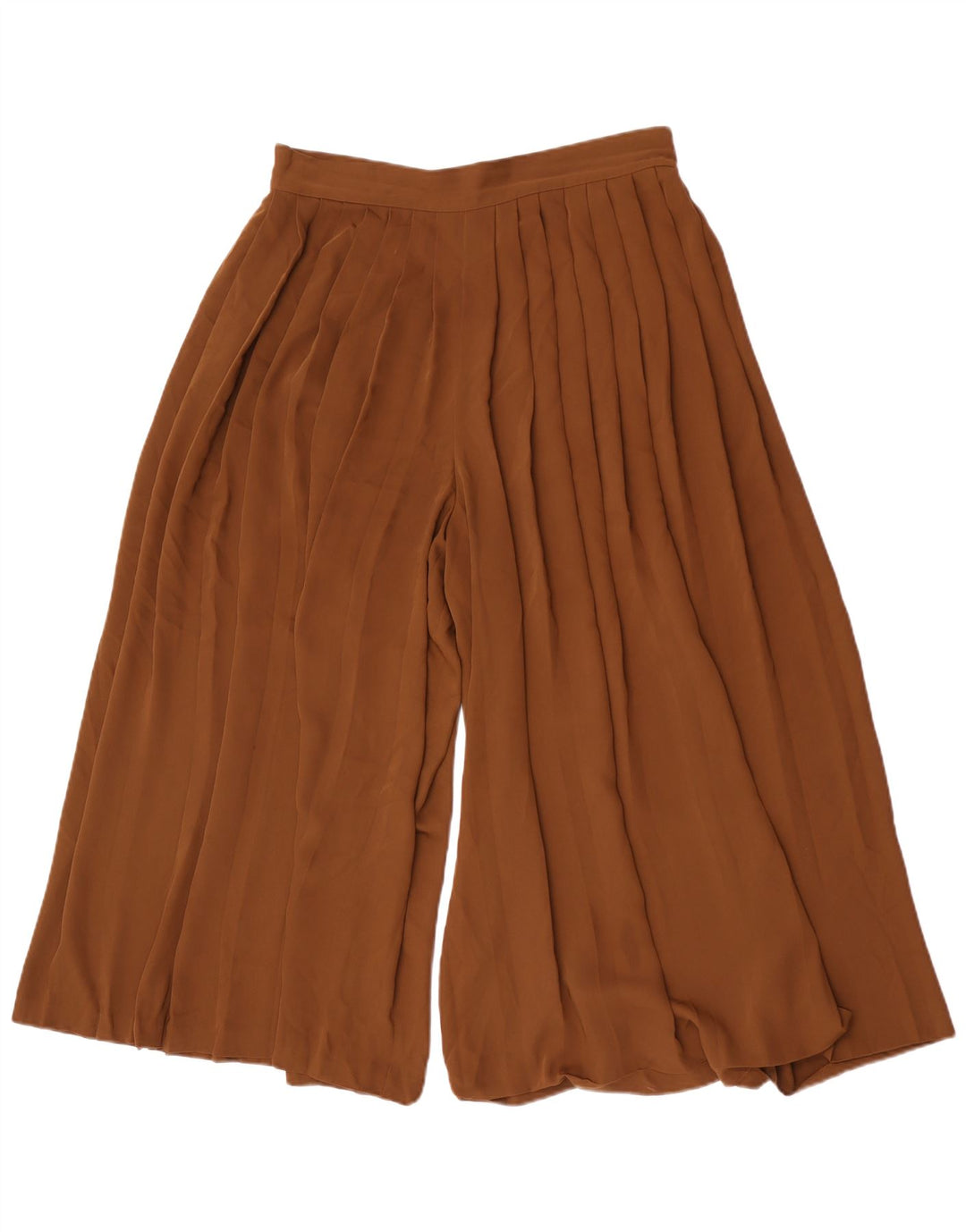 Massimo Dutti Ženske Cullotes Capri hlače, velike W32 L22 smeđi poliester
