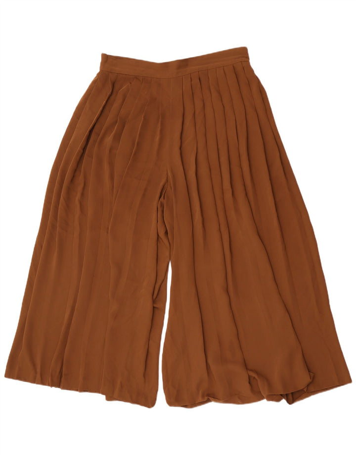 Massimo Dutti Ženske Cullotes Capri hlače, velike W32 L22 smeđi poliester