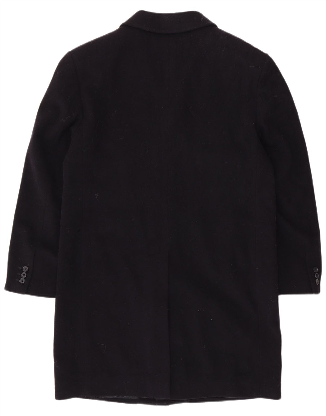 VINTAGE muški kaput UK 40 Large Navy Blue Wool