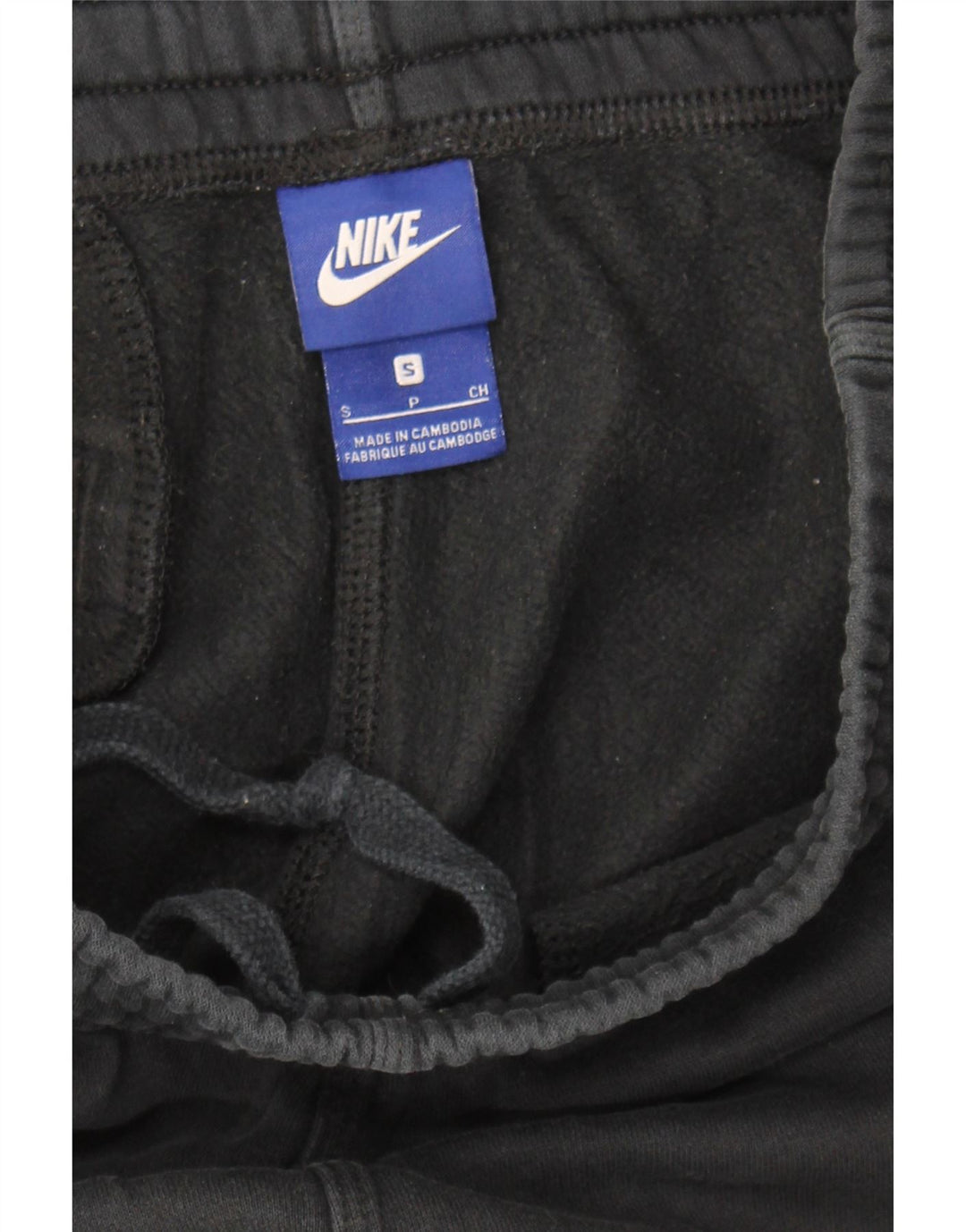 NIKE Mens Tracksuit Trousers Joggers Small  Black Cotton Vintage Nike and Second-Hand Nike from Messina Hembry 