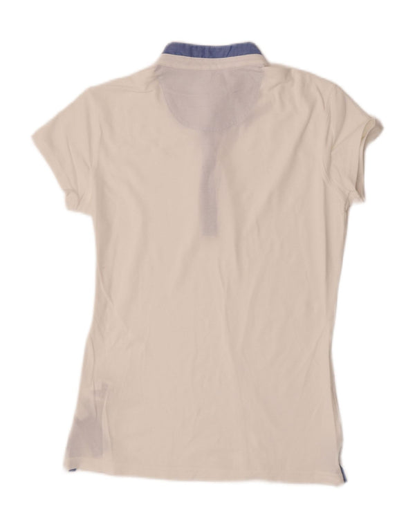 Kappa ženska polo majica UK 14 Veliki bijeli pamuk