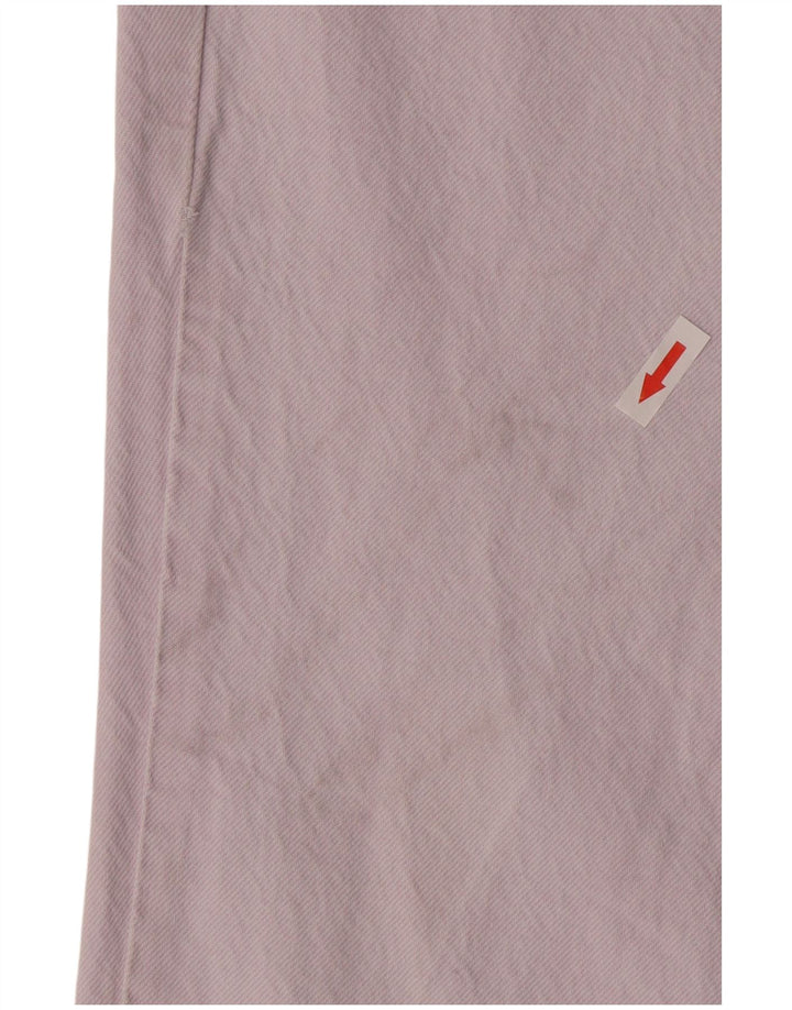 DESIGUAL Ženske ravne traperice EU 38 Srednje W26 L27 Ljubičasti pamuk