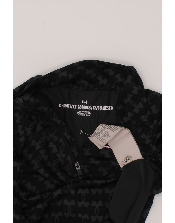 Under Armour Pulover Trenirka za djevojčice 12-18 mjeseci crna