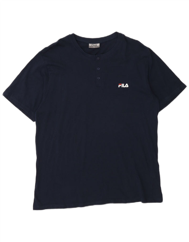 Fila muška majica XL tamnoplavi pamuk
