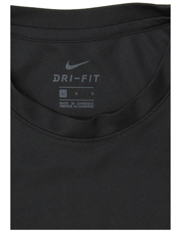 Nike Dri Fit T-Shirt Top Large Black