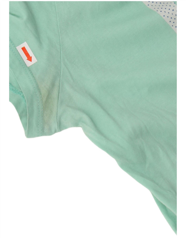 LEVI'S Womens Graphic T-Shirt Top UK 12 Medium Green