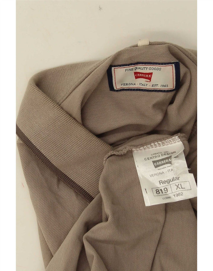 Carrera muška polo majica XL smeđi pamuk