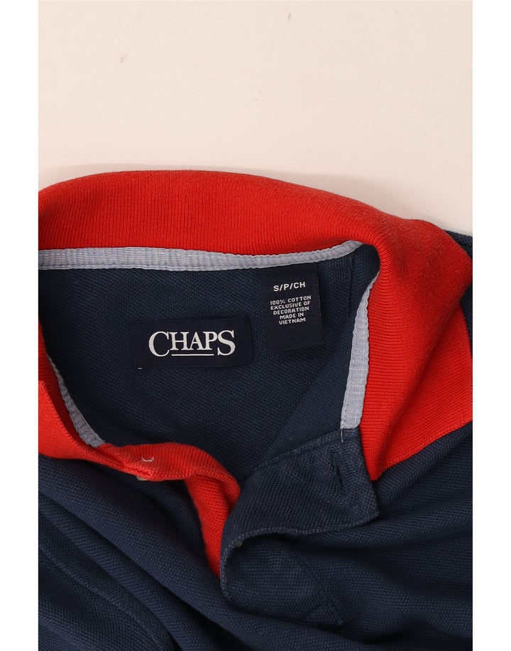 CHAPS Muška polo majica za ragbi Mala tamnoplava pamuk