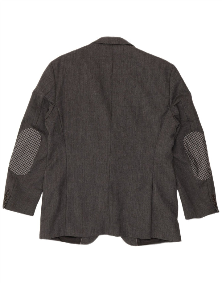 Hugo Boss muška jakna s 2 gumba EU 52 XL siva djevičanska vuna