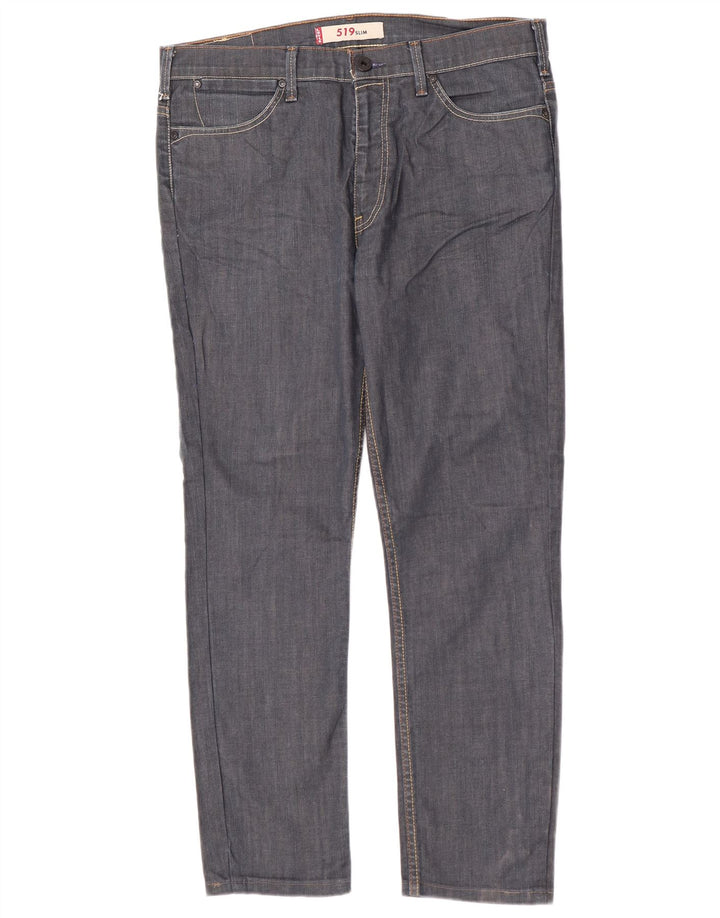 Levi's muške 519 uske traperice W36 L29 tamnoplavi pamuk