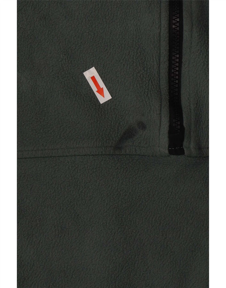 The North Face muški džemper od flisa s patentnim izrezom, veliki zeleni poliester
