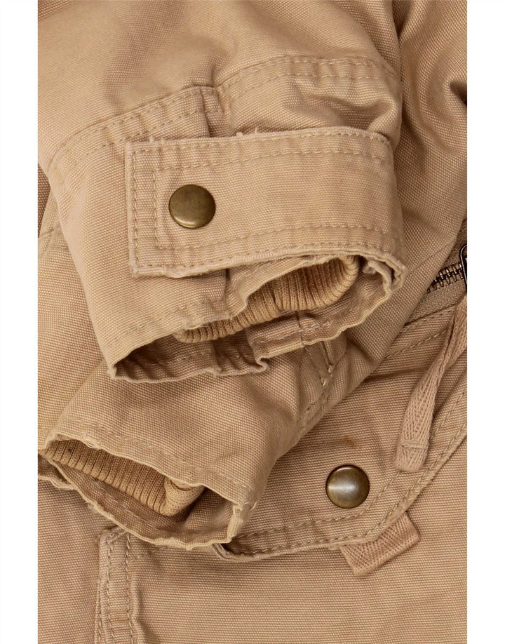 Marks & Spencer ženska velika parka jakna s kapuljačom UK 10 Small Beige