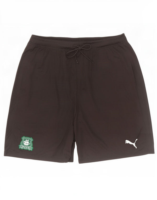 Puma muške sportske kratke hlače 2XL crni poliester
