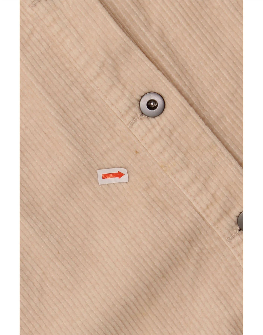 ZARA ženska prevelika košulja od samta UK 14, srednje bijel pamuk