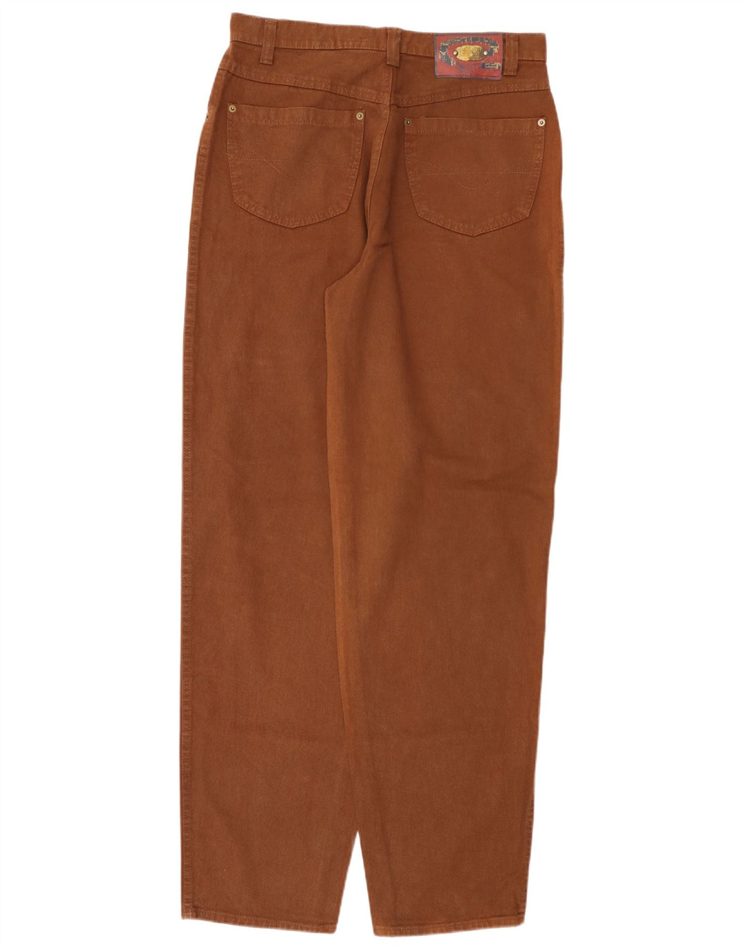 BERRI Muške traperice visokog struka W34 L34 Smeđi pamuk