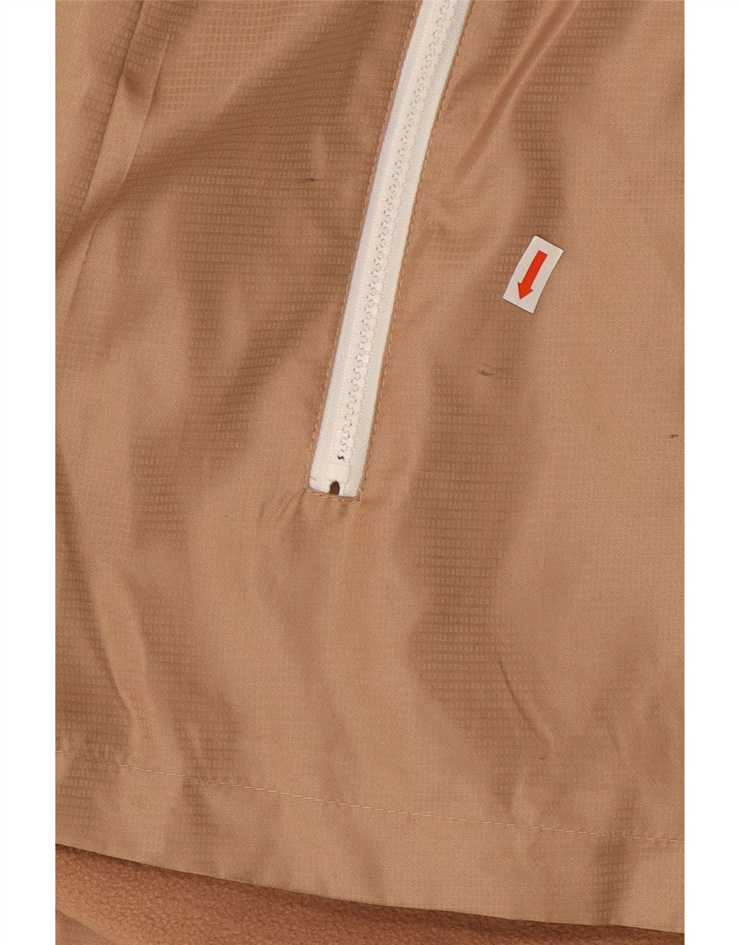 REEBOK Womens Hooded Rain Jacket UK 18 XL Beige Polyester Vintage Reebok and Second-Hand Reebok from Messina Hembry 