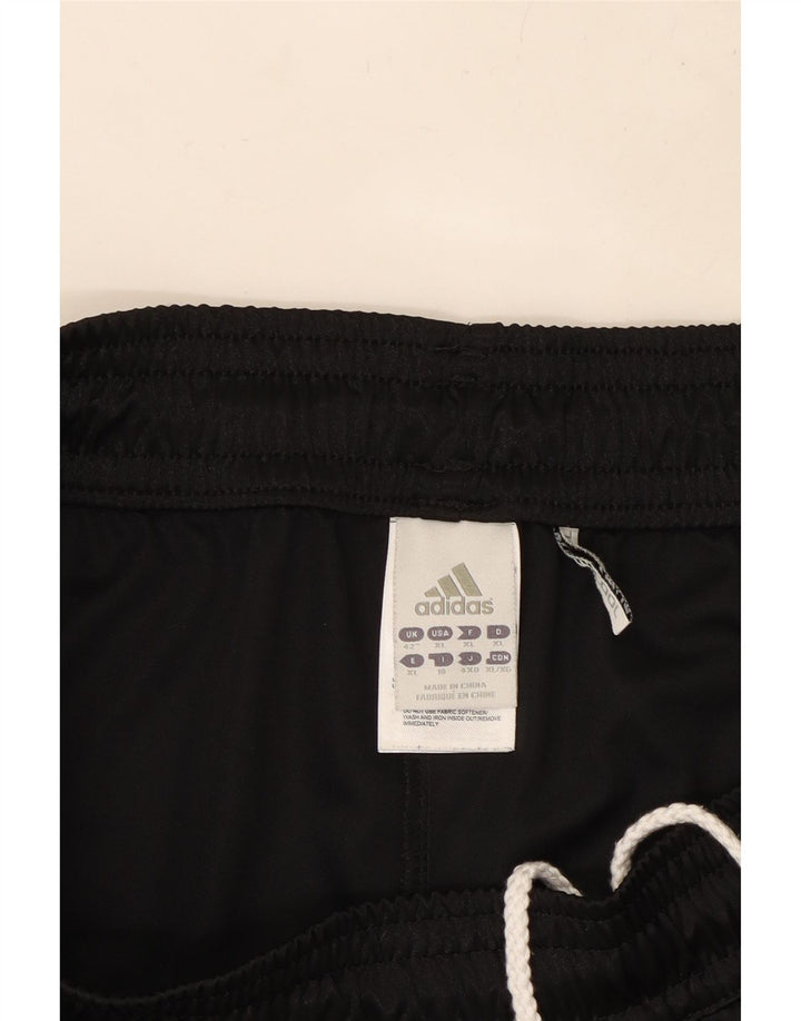 ADIDAS Mens Deutscher Fussball Bund Sport Shorts UK 42 Large Black