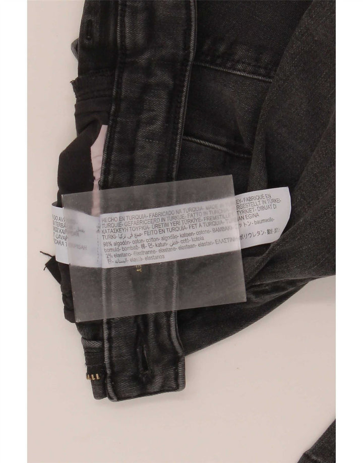 Massimo Dutti Ženske lepršave traperice EU 34 2XS W24 L24 Sivi pamuk