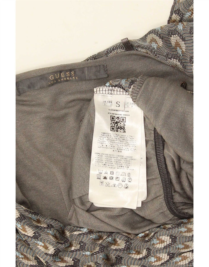 Guess Ženski kombinezon UK 10 Small Gray Geometric Viskoza