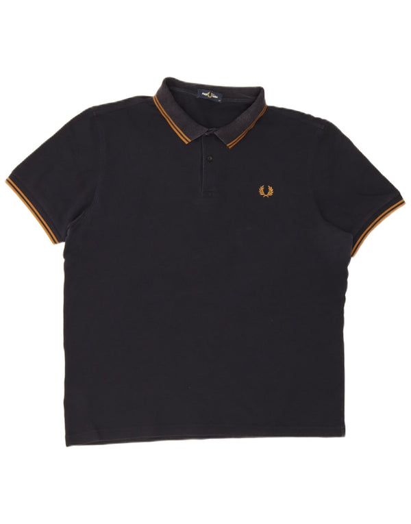 Fred Perry muška polo majica XL tamnoplavi pamuk