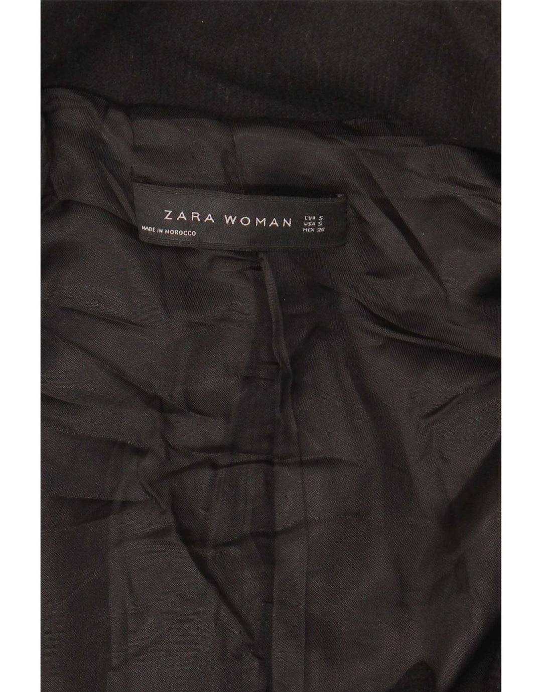 Zara ženski kaput UK 10 Small Black