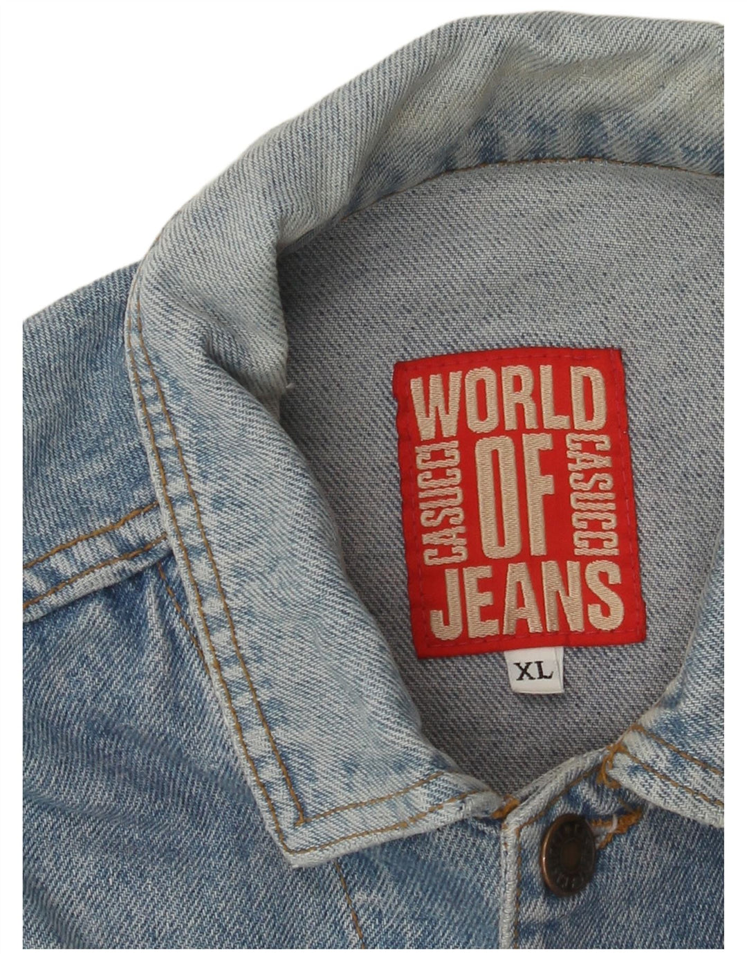 CASSUCI muška traper jakna UK 42 XL plavi pamuk