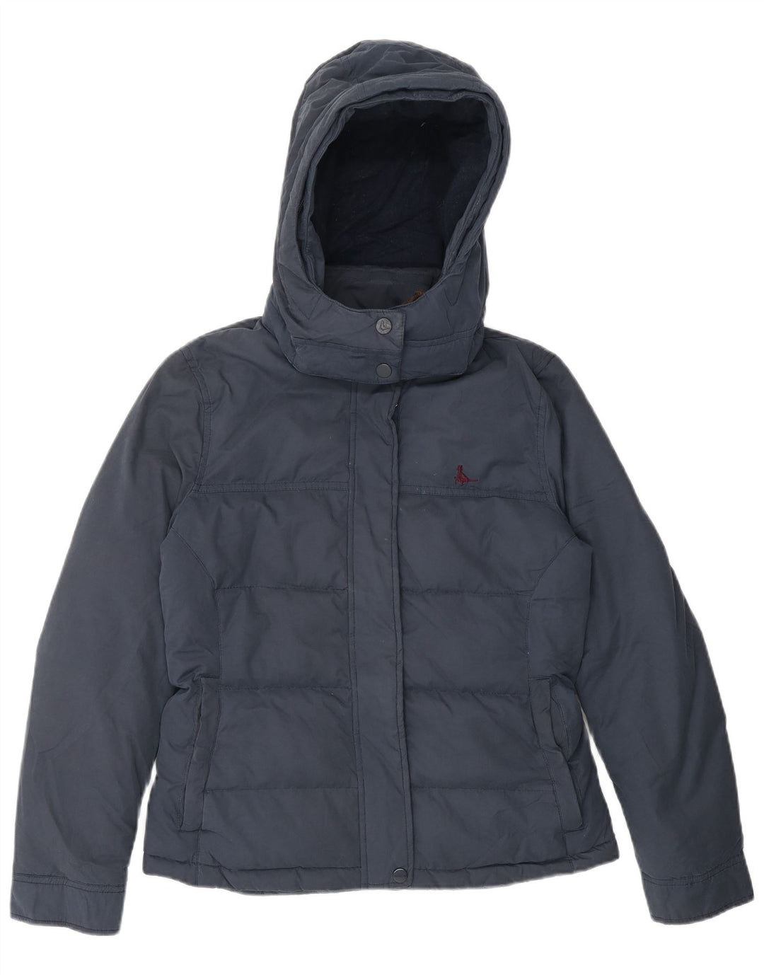 Jack Wills Ženska podstavljena jakna s kapuljačom UK 8 Mala tamnoplava poliester