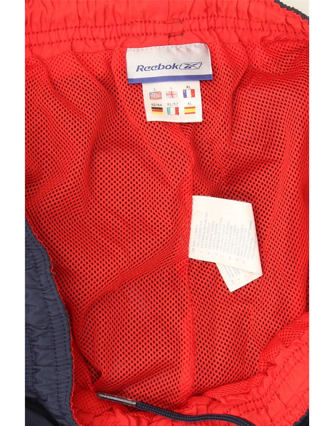 Reebok muške hlače s trenirkom Graphic Large Navy Blue Colourblock