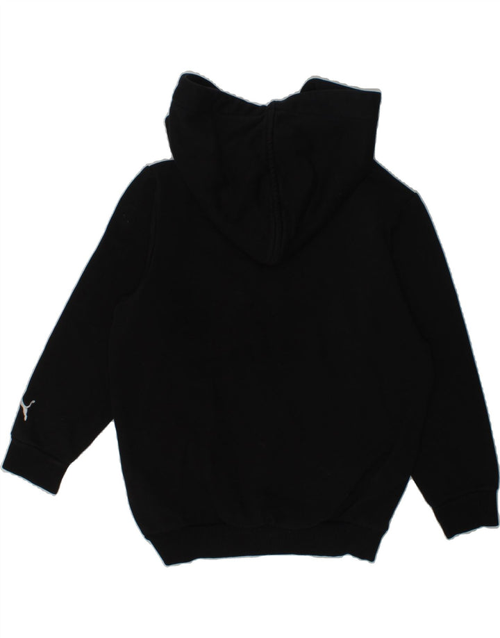 PUMA Boys Graphic Hoodie Jumper 3-4 Years Black | Vintage Puma | Thrift | Second-Hand Puma | Used Clothing | Messina Hembry 