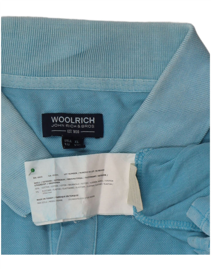 Woolrich muška polo majica 2XL plavi pamuk