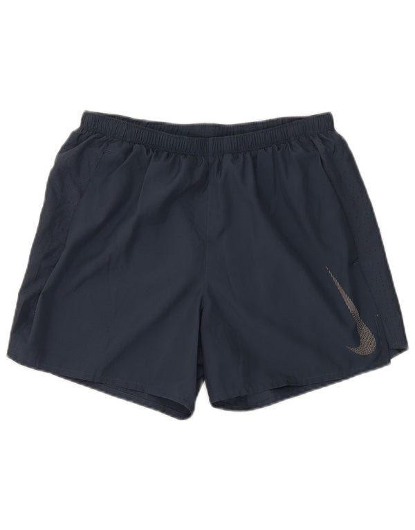 Nike Dri Fit sportske kratke hlače srednje tamnoplave boje od poliestera