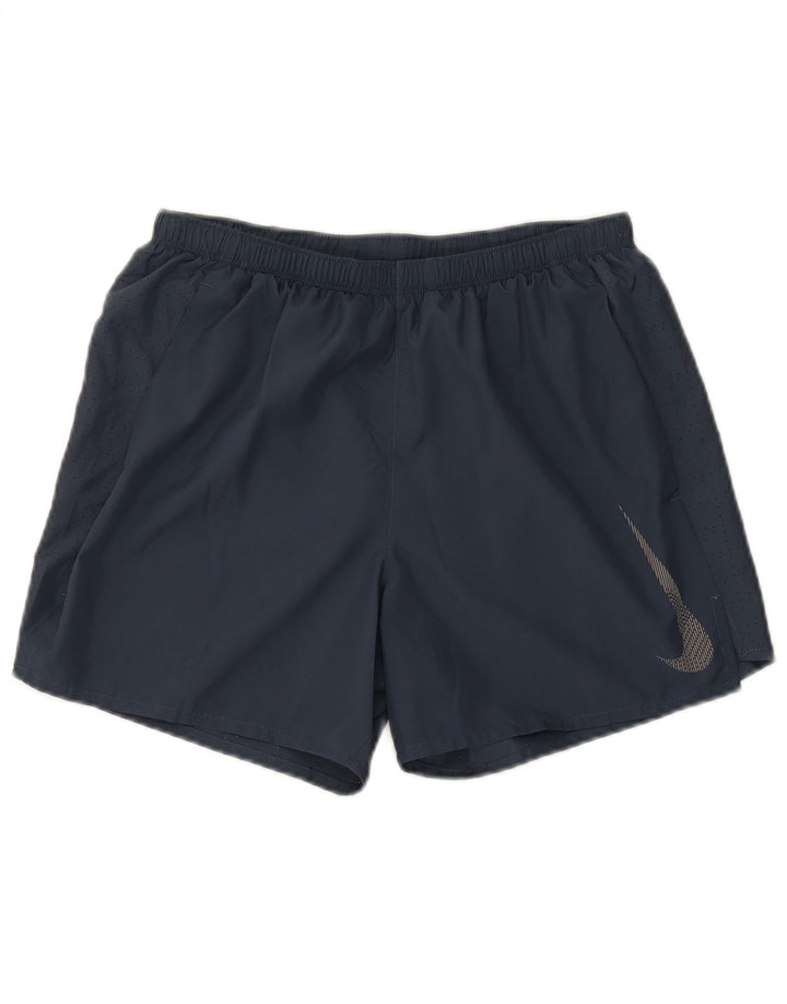Nike Dri Fit sportske kratke hlače srednje tamnoplave boje od poliestera