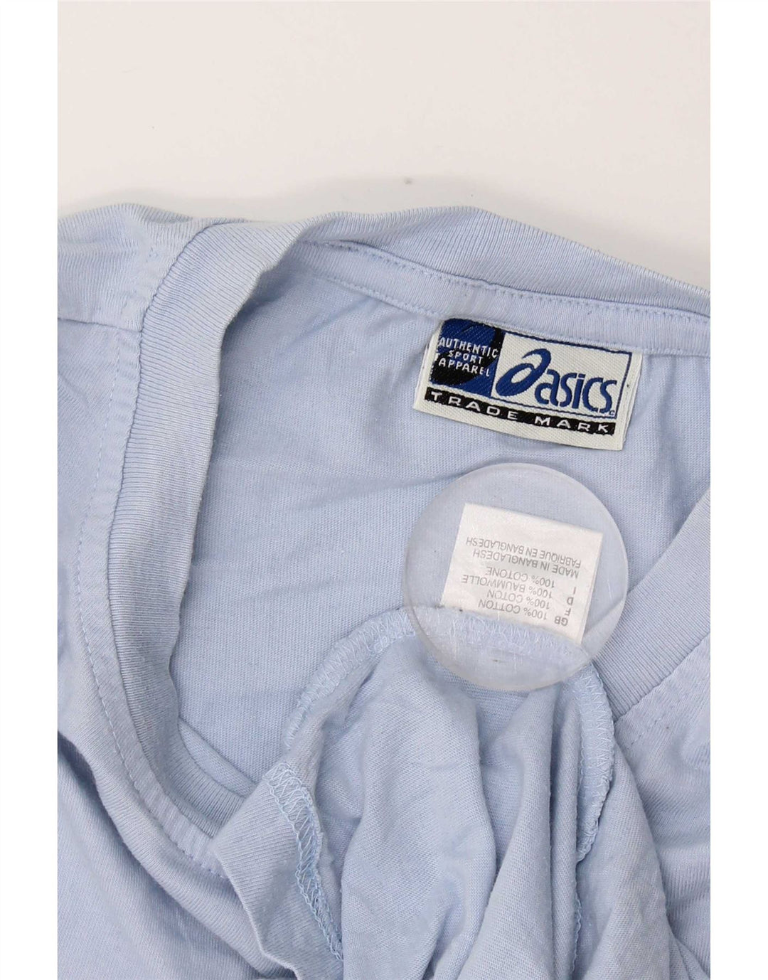 Asics muška majica kratkih rukava XL pamuk na plave pruge
