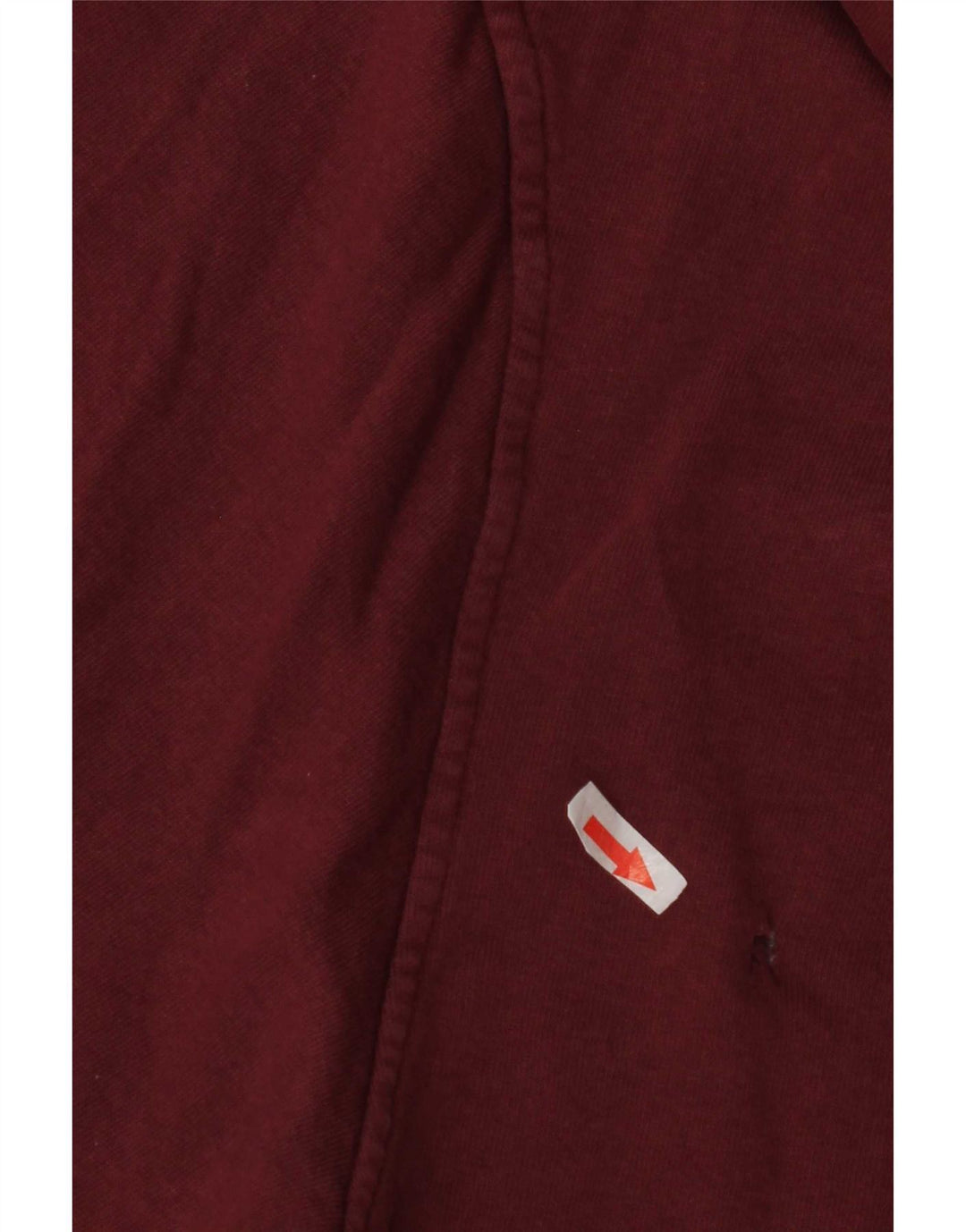 Pull & Bear ženska majica s kapuljačom s kapuljačom s grafičkim motivima UK 14 srednje tamnocrvena