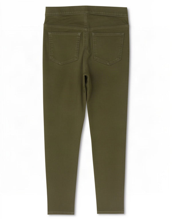 Marks & Spencer Ženske kratke jegging traperice UK 10 male W27 L25 Kaki pamuk