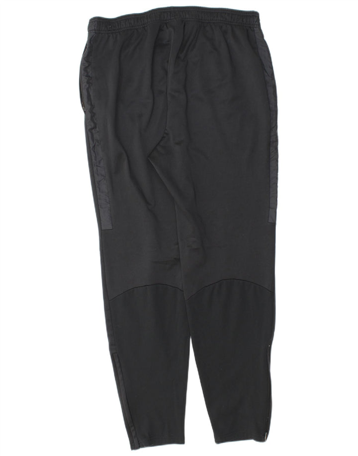 Nike muške Dri Fit hlače za trenirku, velike crne poliesterske hlače