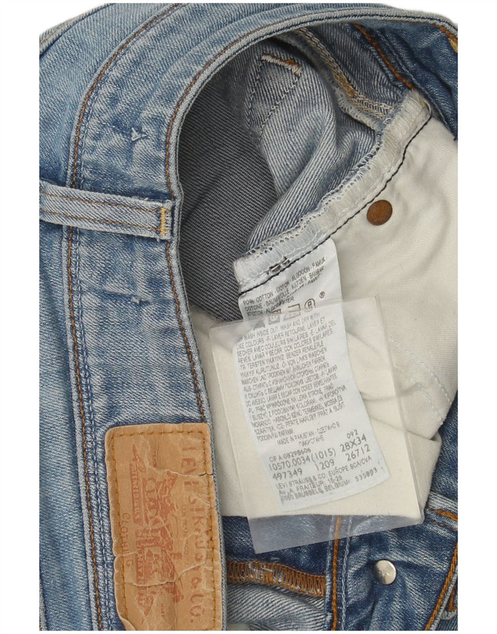 Levi's ženske ravne traperice 570 W28 L30 plavi pamuk