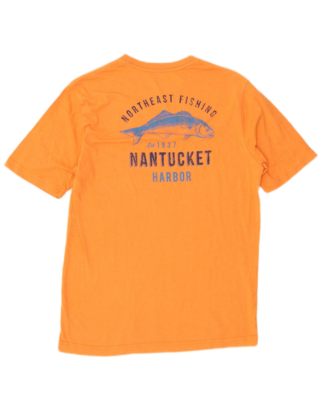 IZOD Muška majica kratkih rukava s motivom slane vode, mala narančasta