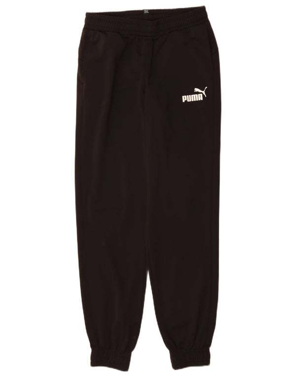 Puma Boys Tracksuit Trousers Joggers 13-14 Years Black