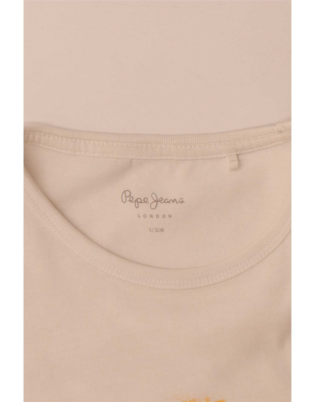 PEPE Jeans Muška uska majica kratkih rukava s grafičkim motivima Mala bijela