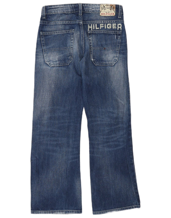 Tommy Hilfiger Boys Graphic Bootcut traperice 9-10 godina W26 L26 plavi pamuk