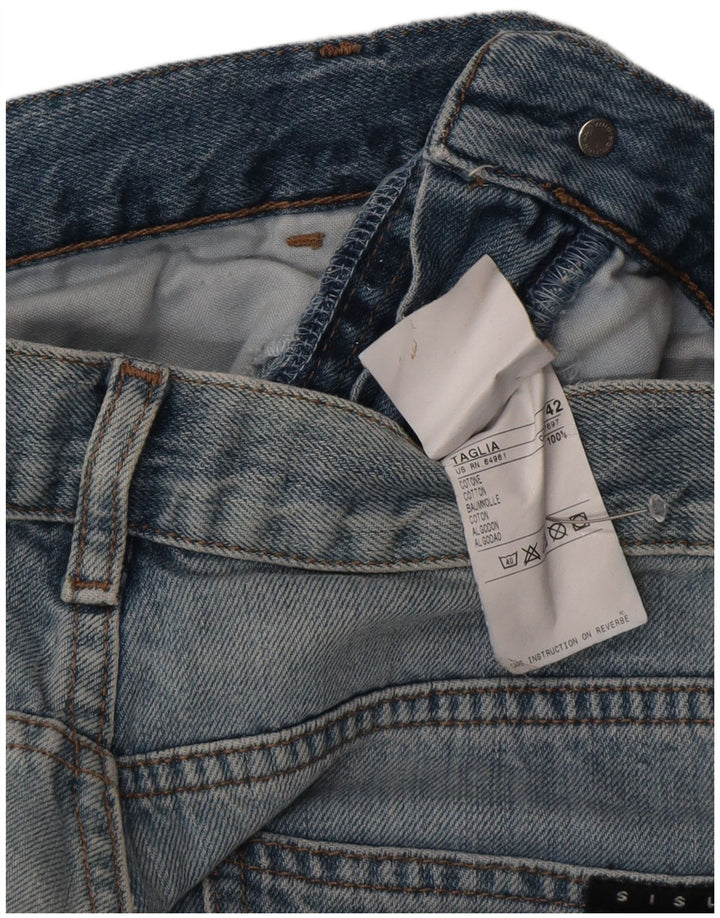 Sisley ženske traperice IT 42 srednje W30 L30 plavi pamuk